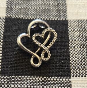 Elegant Silver Heart Pendant